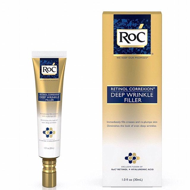 Hàng Pháp] Kem Dưỡng Chống Nhăn Roc Retinol Correxion Deep Wrinkle Filler (30ml)