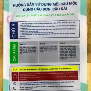 Combo 5 gói Mồi Câu Mộc XANH