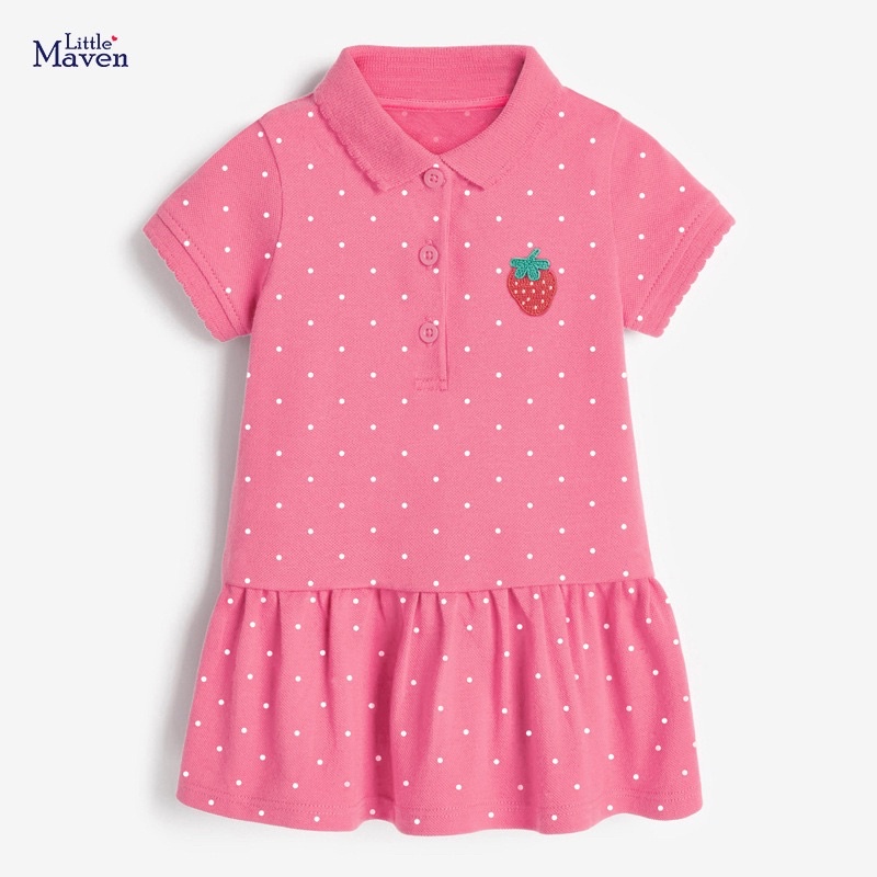 Váy Polo bé gái hãng Little Maven 2-7y nhiều mẫu