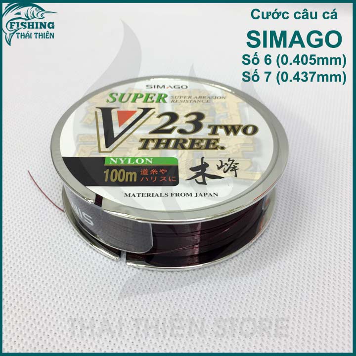 Dây cước câu cá siêu bền SIMAGO V23