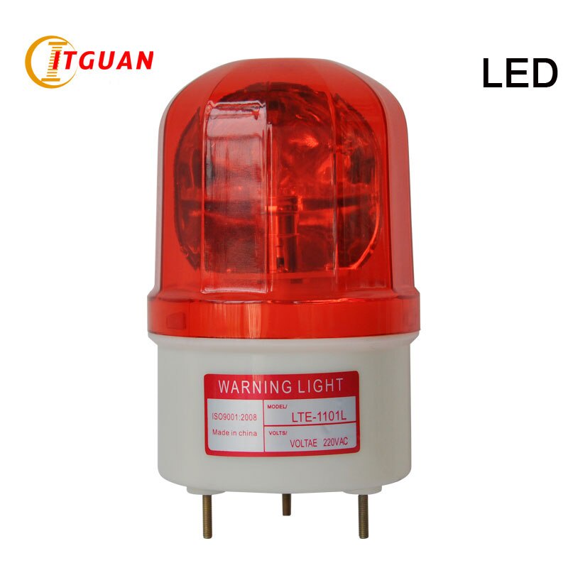 Đèn quay cảnh báo led không còi 220vol, đèn cảnh báo tín hiệu 24vol không còi, đèn công trường 12vol không còi.
