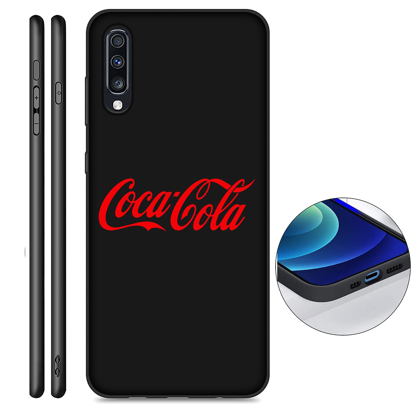 Ốp Điện Thoại Silicon Mềm Hình Logo Coca Cola Cho Huawei P30 Pro Lite Y6 Y7 Y9 Prime 2019 2018 Y9Prime