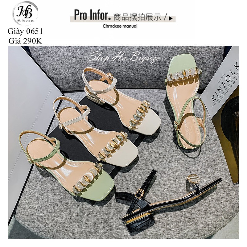 Giày Sandal Kiểu big size dành cho người mập, form giày siêu chuẩn luôn nhé ( Hàng có sẵn)