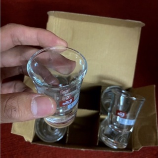 Bộ 6 chén thuỷ tinh dày 35ml EY3005