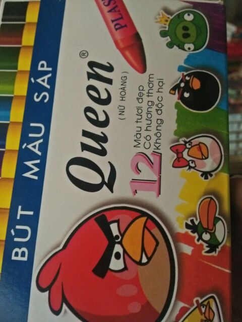 Màu sáp chó đốm dài 15k,màu Queen ngắn