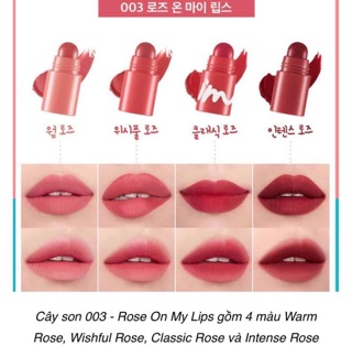 (TRẢ ORDER/ LIÊN HỆ TRC KHI ĐẶT) SON IM MEME MULTI LIP CRAYON