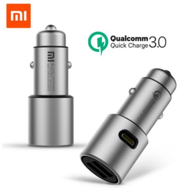 Củ sạc oto ô tô Xiaomi QC3.0 - 2 USB