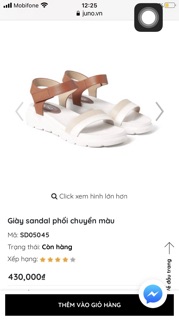 Giày sandal Juno
