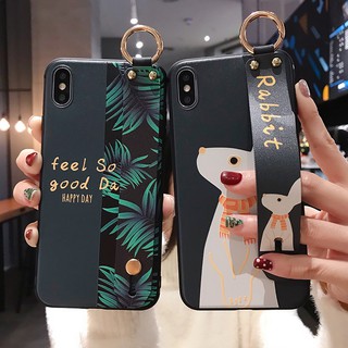 Ốp Điện Thoại Mềm Họa Tiết Dễ Thương Có Dây Đeo Cho Xiaomi Redmi Note 9 9s 8 Pro 7 6 5 4x K20 Mi A1 A2 Gnc