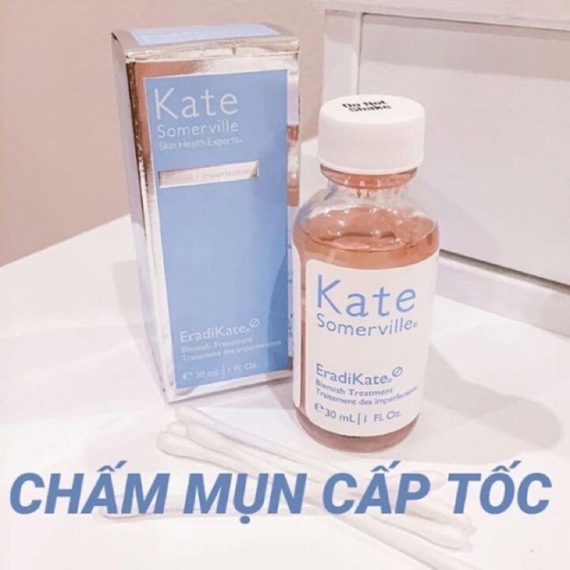 chấm xẹp  mụn lưu huỳnh Kate gom cồi mụn