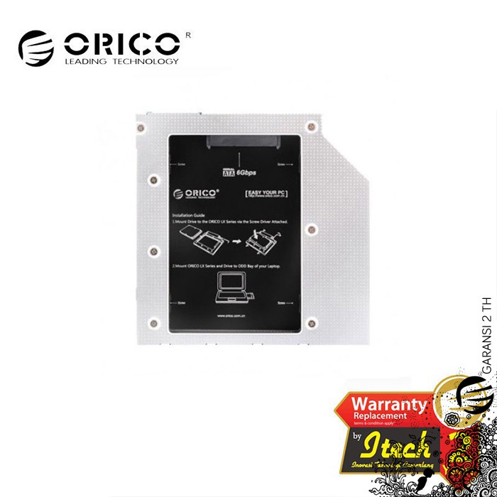 Caddy Orico L95Ss Nhôm 2.5 Inch 7mm 9.5 mm Khe Cắm 6 Gbps