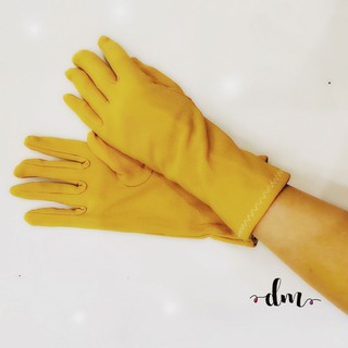 Găng Tay Nữ Ngắn Chống Nắng Thun Dày Chất Lượng Bao Tay Xe Máy