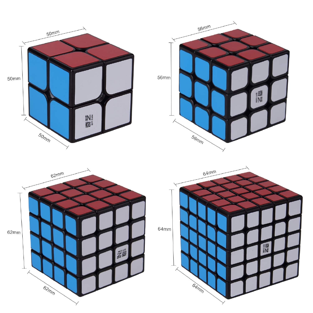 Khối Rubik 2x2 X 2 3x3 4x4 X 4 5x5 X 5 Kèm Hộp Làm Quà Tặng