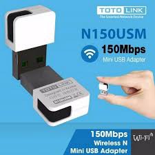 Bộ Thu Sóng WiFi TOTO LINK N150USM MÀU TRẮNG- Siêu Nhỏ- Tiện Dụng. Chính Hãng Phân Phối , Bảo Hành 24 Tháng