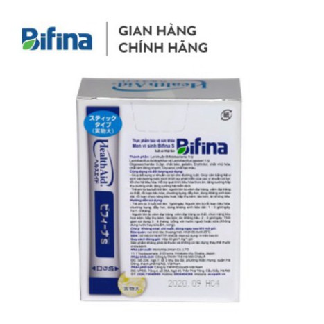 SIÊU RẺ SIÊU RẺ Men Vi Sinh Bifina Nhật Bản S 30 gói - Dành cho người viêm đại tràng mãn tính, hội chứng ruột kích thích