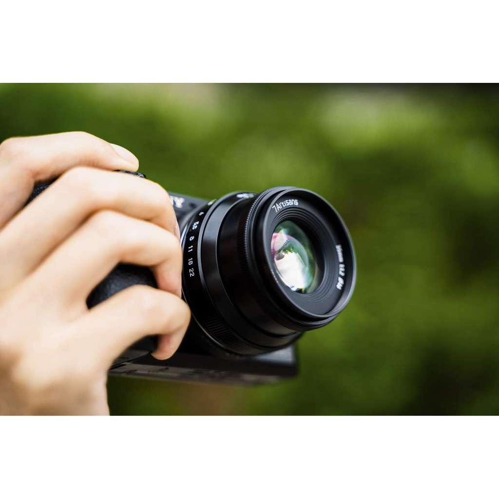 (CÓ SẴN) Ống kính 7Artisans 35mm F1.2 Version 2 - Dùng Sony E, Fujifilm, Canon EOS-M, Nikon Z và Panasonic Olympus M43