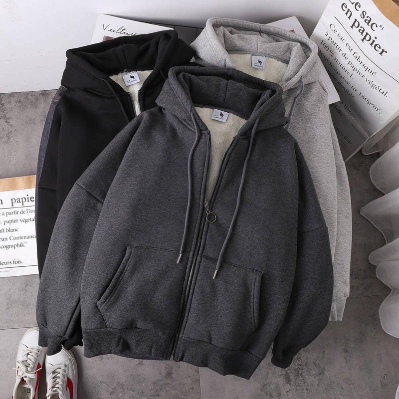 ÁO KHOAC HOODIE KÈM LOT LÔNG | BigBuy360 - bigbuy360.vn