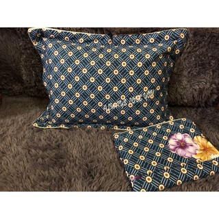 Vỏ gối cotton lót bông
