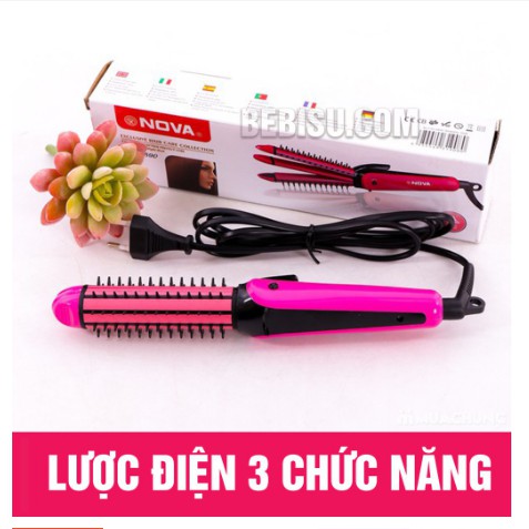 LƯỢC ĐIỆN VOVA - 8890 3IN1 TẠO KỂU TÓC