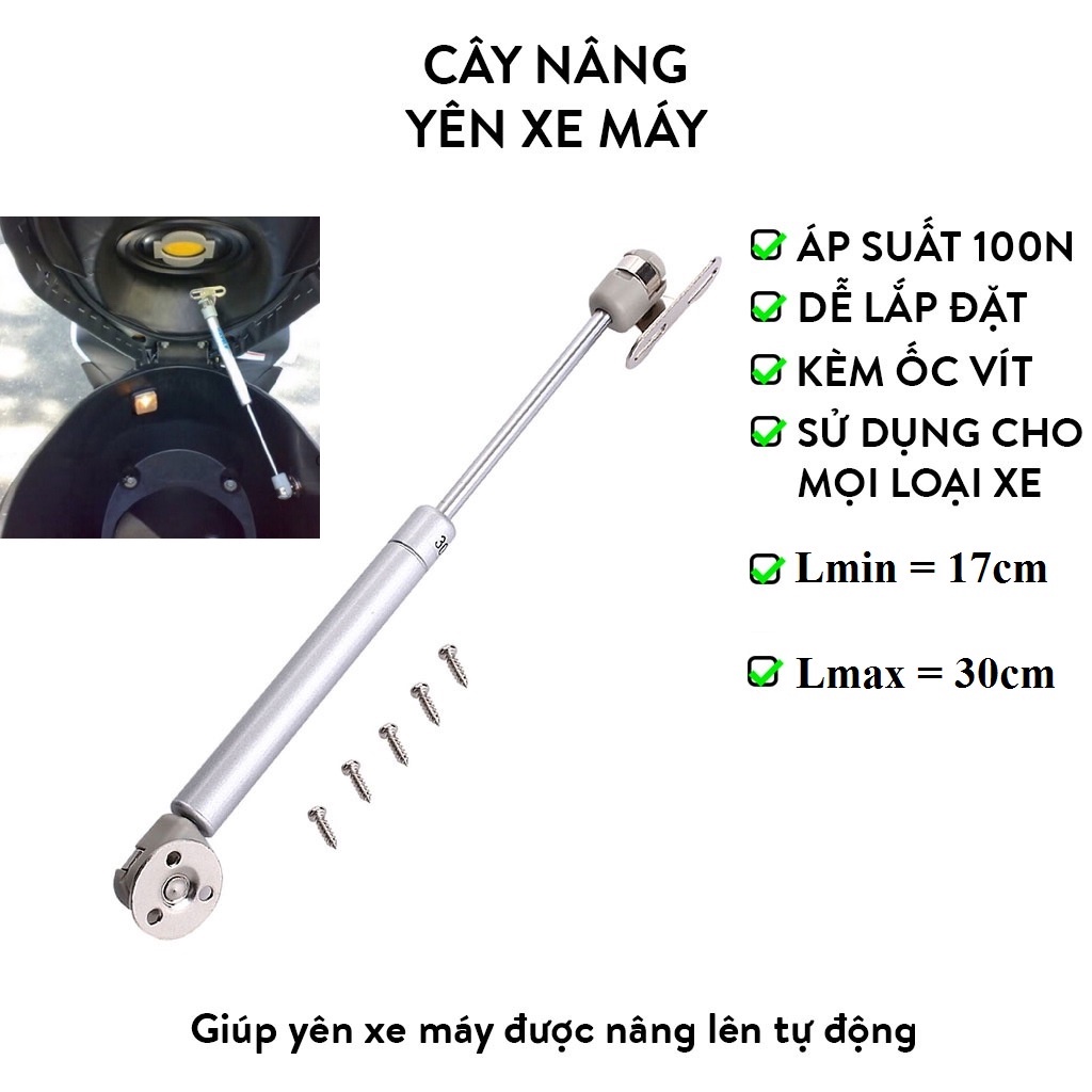 Trợ lực yên xe máy - pen nâng yên xe máy - phukientuhien