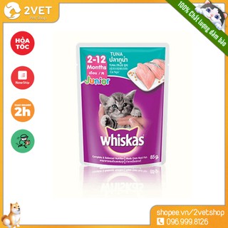 [THỨC ĂN THÚ CƯNG] PATE CHO MÈO WHISKAS GÓI 80G - THỰC PHẨM DÀNH CHO MÈO - THƯƠNG HIỆU UY TÍN