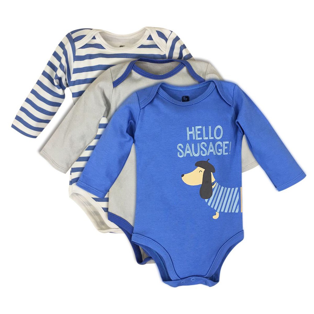 Set 3 Body Suit Dài Tay Xuất Dư Xịn BeLiTi