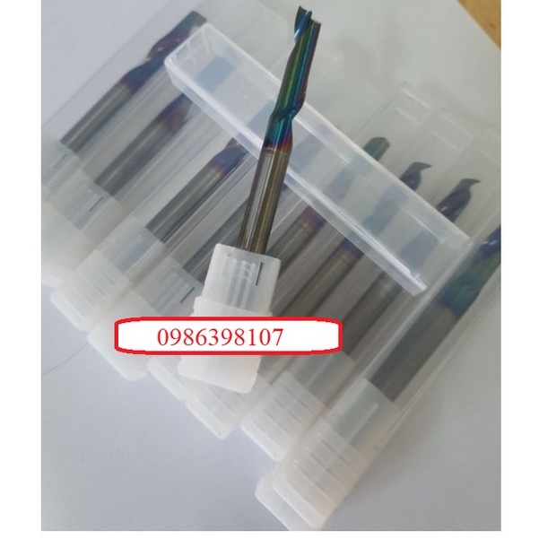 mũi phay khóa nhôm cao cấp, mũi phay nhôm cao cấp phi 8 dài 100