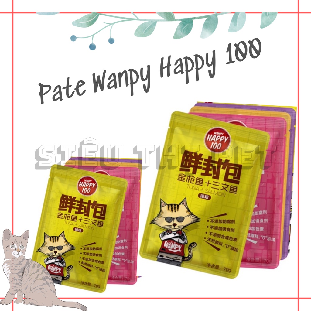 [HẤP DẪN] COMBO Pate thưởng Wanpy cho mèo đủ mùi vị cực dinh dưỡng