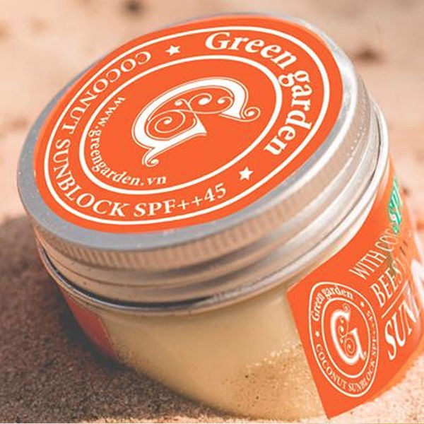 Kem chống nắng vật lý hủ 50gr Green Garden