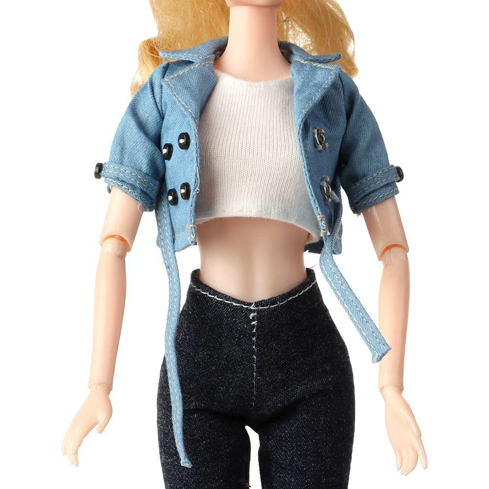 LUOL Áo Khoác Thời Trang Xinh Xắn Cho Búp Bê 1 / 12 12~16cm Tỉ Lệ 1 / 11