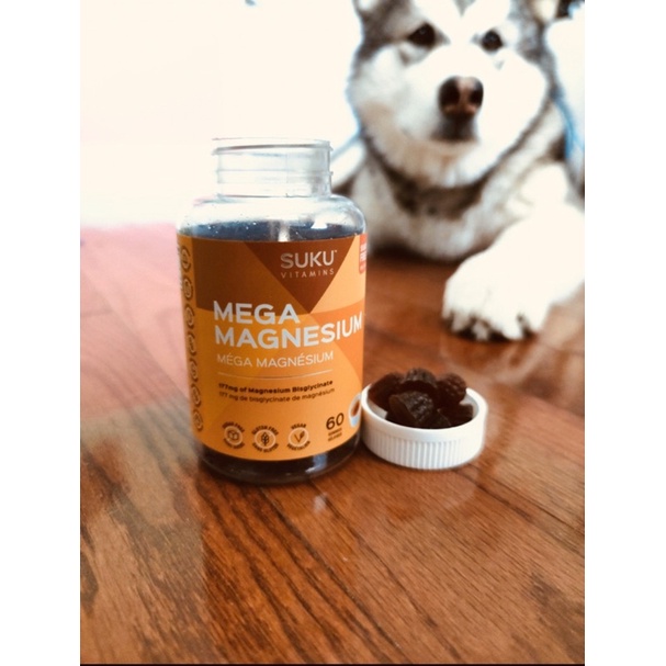 Viên kẹo dẻo bổ sung Magie Mega magnesium suku 60 viên