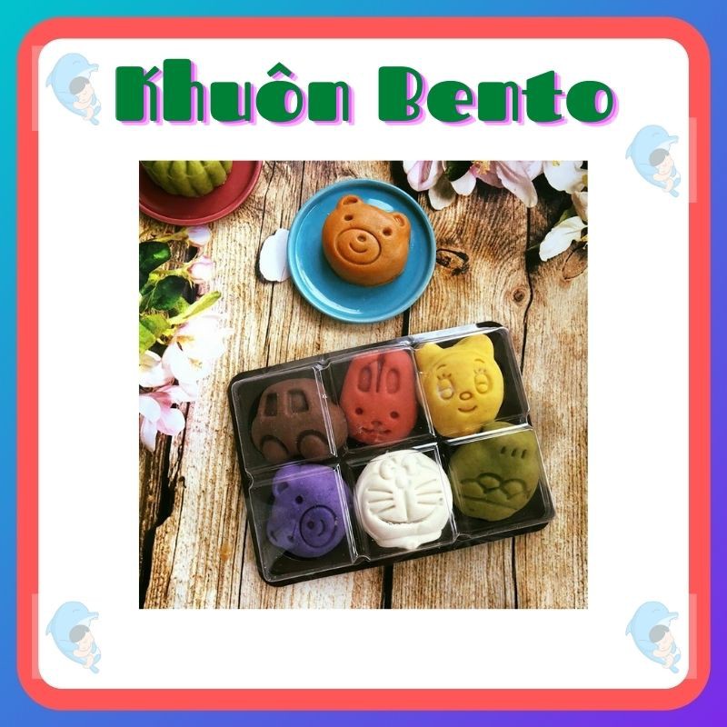 Khuôn Bento Làm Cơm, Trứng, Đậu Hũ Non Cho Bé Ăn Dặm Kiểu Nhật Hoặc BLW Giúp Bé Thích Ăn Dặm Hơn