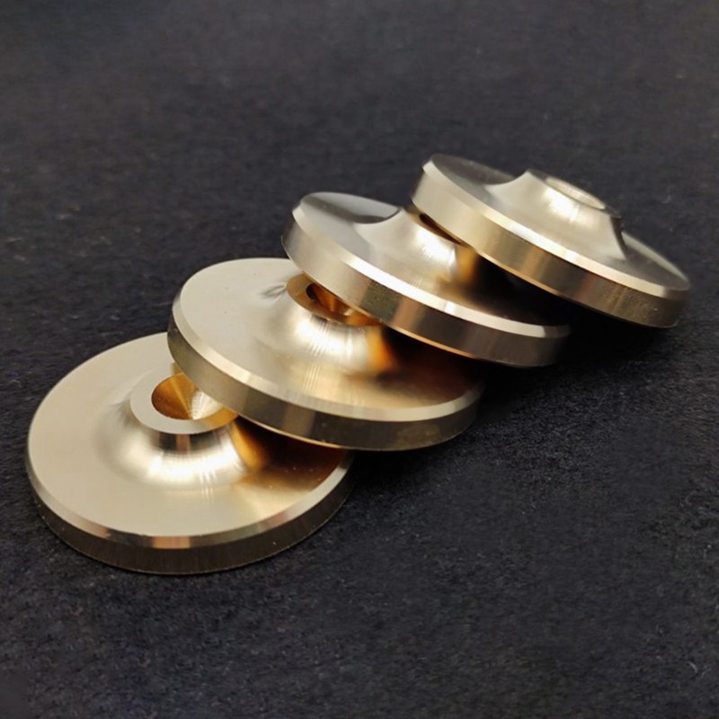 Packs Speaker Shock Base Pad Pure Copper Speaker Spikes Feet for Speaker Amplifier CD Player Turntable Isolation Feet