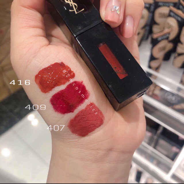 Son Kem YSL Vinyl Cream Lip Stain full size 5.5ml, căng bóng, lì môi siêu hot, Tiệm son ruby