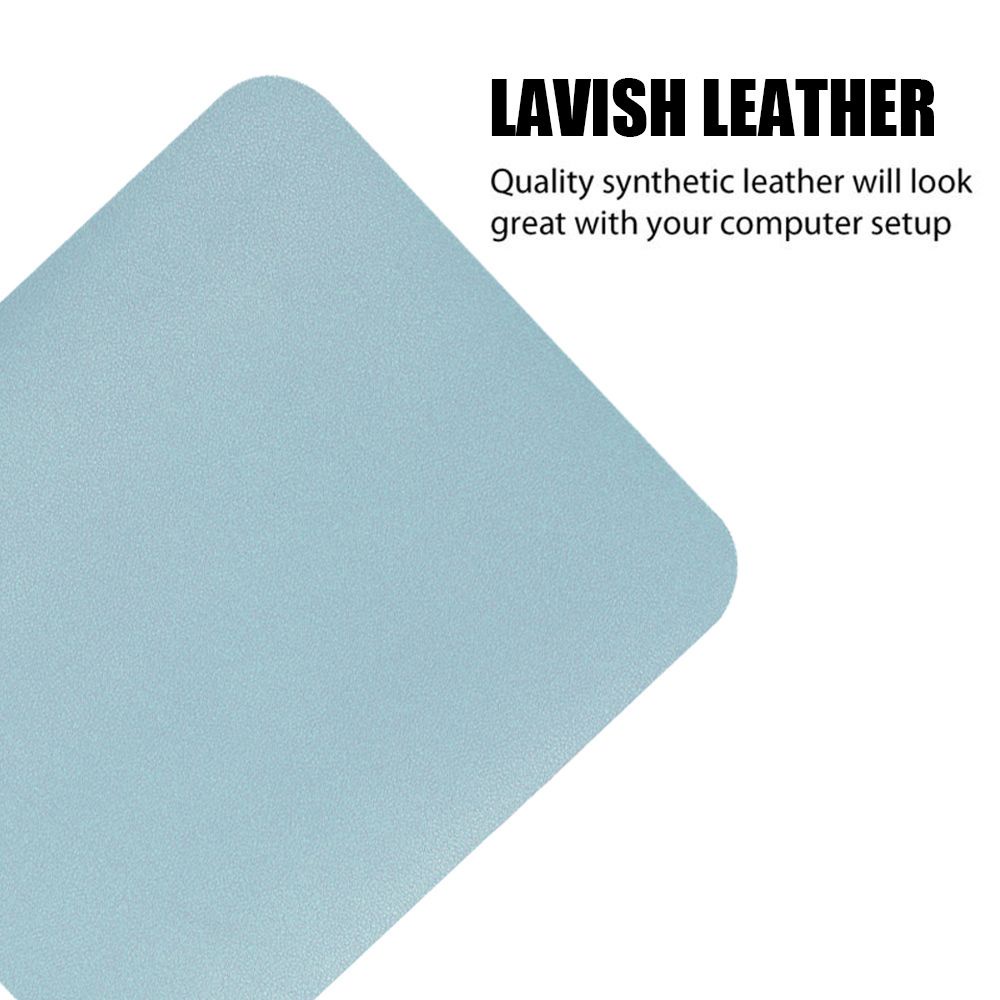 Tấm lót chuột máy tính da pu siêu mềm chống trượt không thấm nước sử dụng thoải mái với nhiều màu bắt mắt tùy chọn