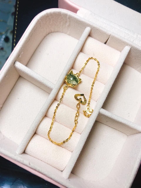 Lắc tay hồ ly mặt đá đủ màu