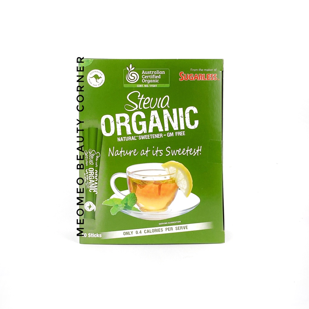 Đường cỏ ngọt hữu cơ Úc - Sugarless stevia organic