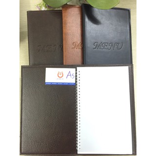 Menu A5 bằng da vyuyen