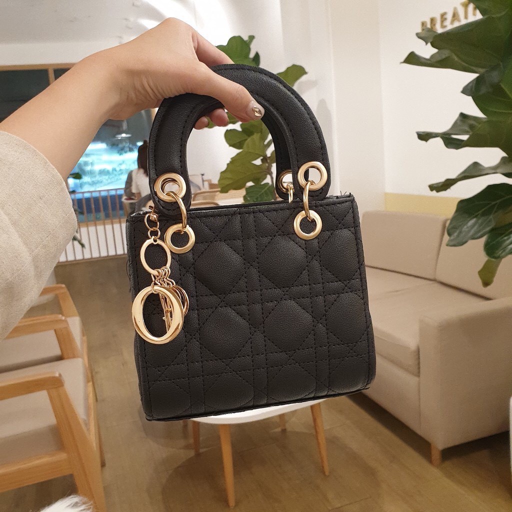 Túi xách nữ đẹp, túi đeo chéo đi chơi dáng hộp vuông sang chảnh PK 406