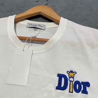 Hàng Sẵn Sàng! Dior! Áo Thun Ngắn Tay Thiết Kế Thoải Mái Thời Trang