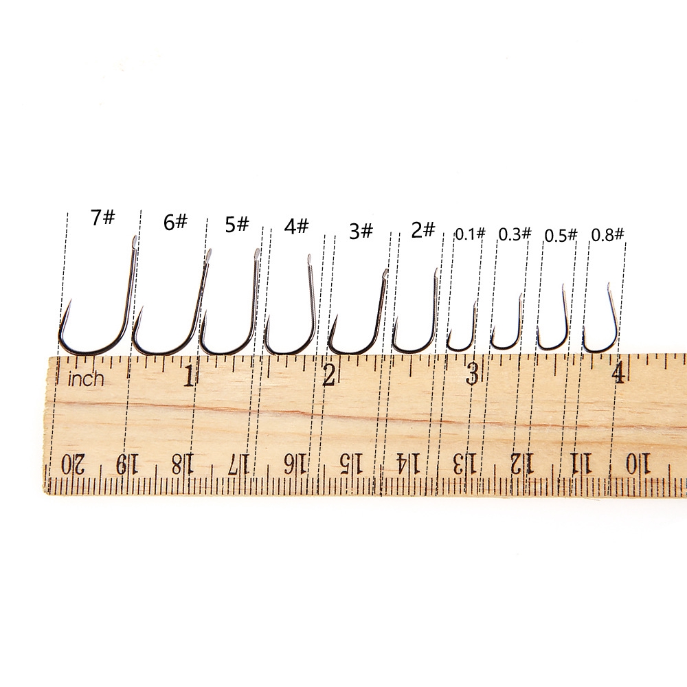 Set 50 Lưỡi Câu Cá Bằng Thép carbon Cao Cấp 0.1-5