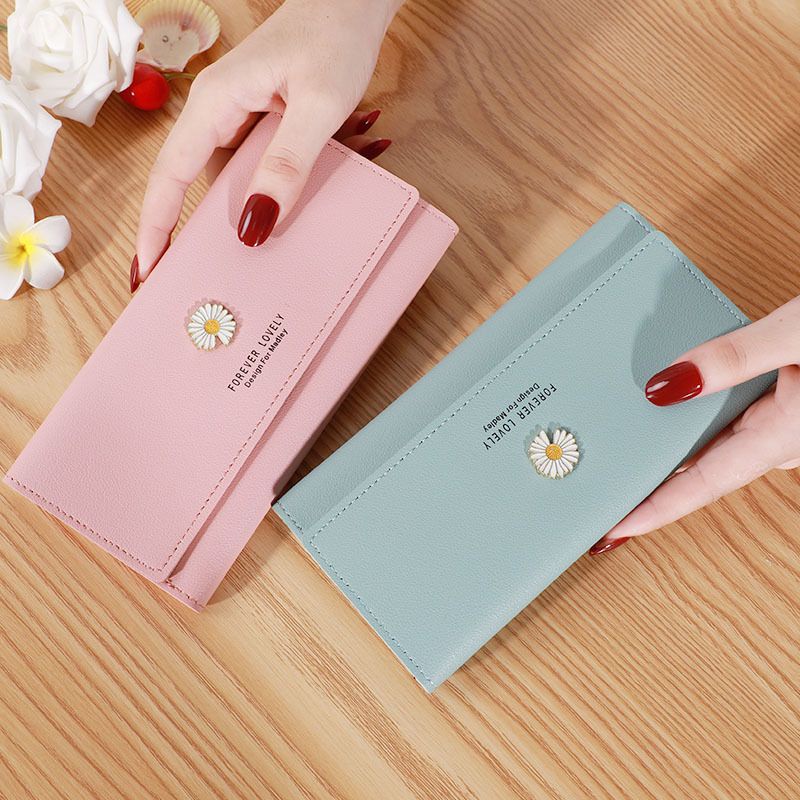 Ví Cầm Tay Nữ Dài Dễ Thương Nữ Tính Hàn Quốc TVNN284