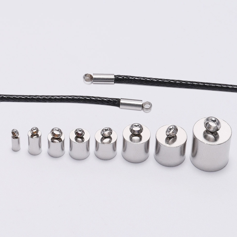 Set 10 Khóa Dây Đồng Hồ / Vòng Tay / Mũ Bằng Thép Không Gỉ diy