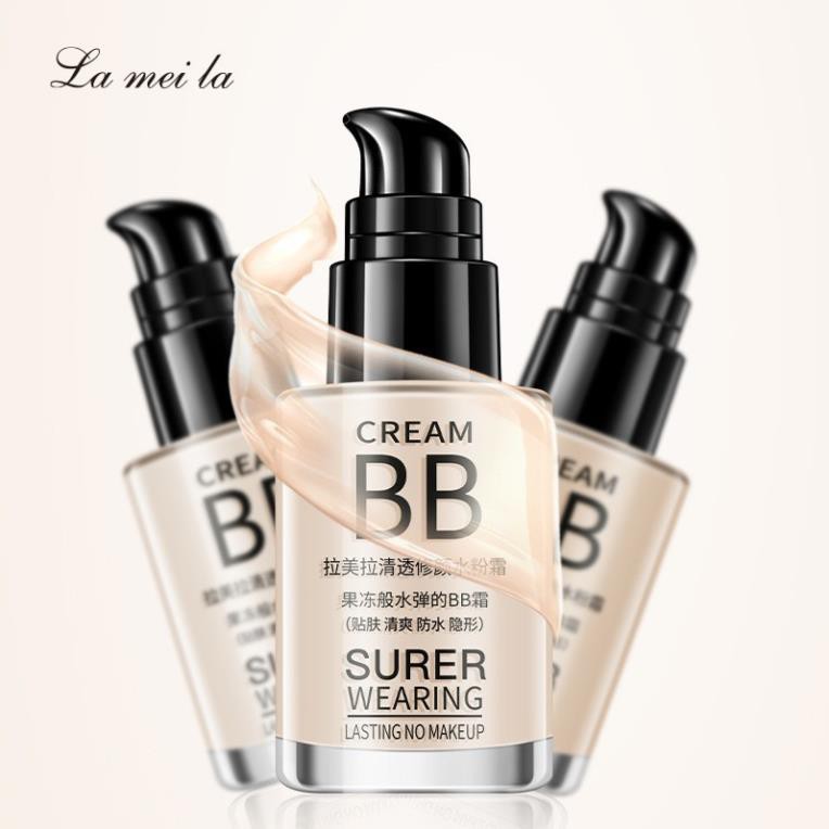 Kem Nền Lameila Kem nền Che Khuyết Điểm BB Cream Super Wearing 30ml Kiềm Dầu