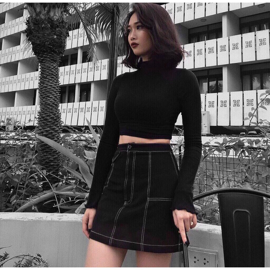 [Mã FAMAYWA giảm 10K đơn 50K] Áo croptop cổ lọ hot hit cho mùa đông đang về chất thun bozip êm đẹp mịn | BigBuy360 - bigbuy360.vn