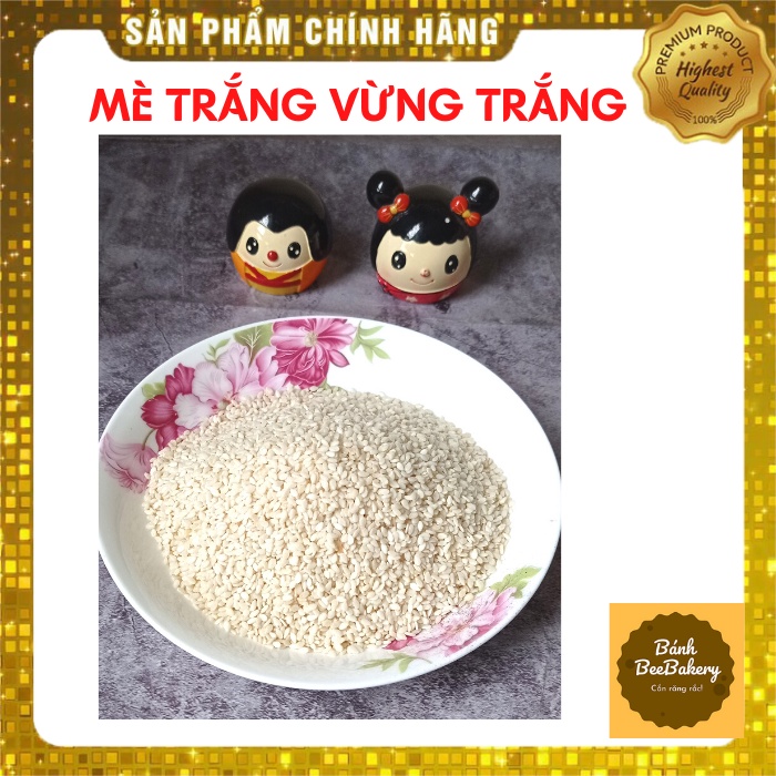 Hạt mè trắng - Hạt Vừng trắng [túi zip 100g]