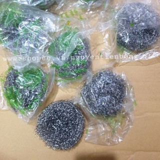 Cọ xoong nồi bùi nhùi thép(01 cái)