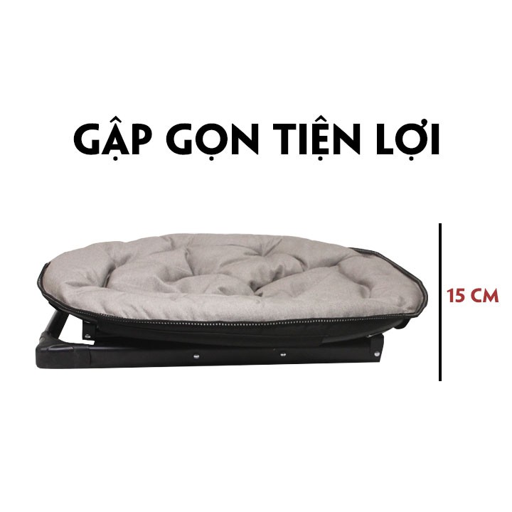 Ghế Sofa Thư Giãn 𝐅𝐑𝐄𝐄𝐒𝐇𝐈𝐏 Ghế Lười Đọc Sách Gấp Gọn Cao Cấp