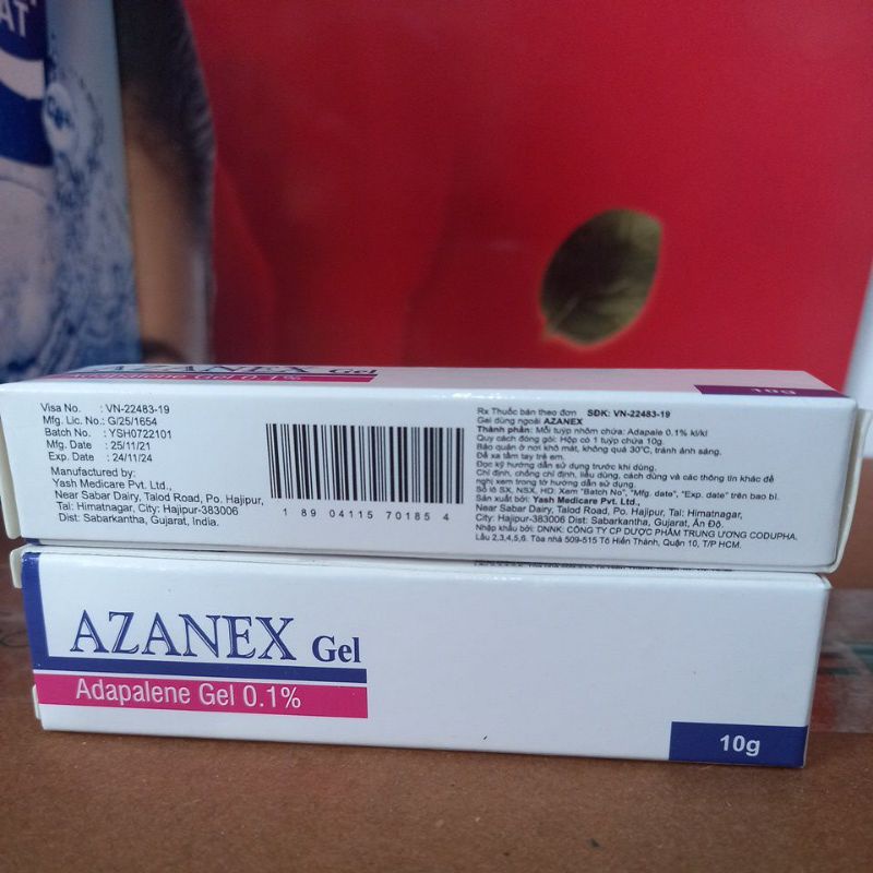 Gel Bôi Mụn AZANEX 0,1% 10g