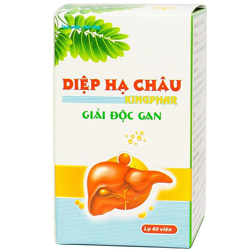 Diệp Hạ Châu Kingphar – Hỗ trợ giải độc gan, tăng cường chức năng gan, bảo vệ tế bào gan (40 viên)